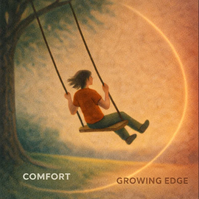 Somatic therapy using gentle pacing to expand the window of tolerance safely