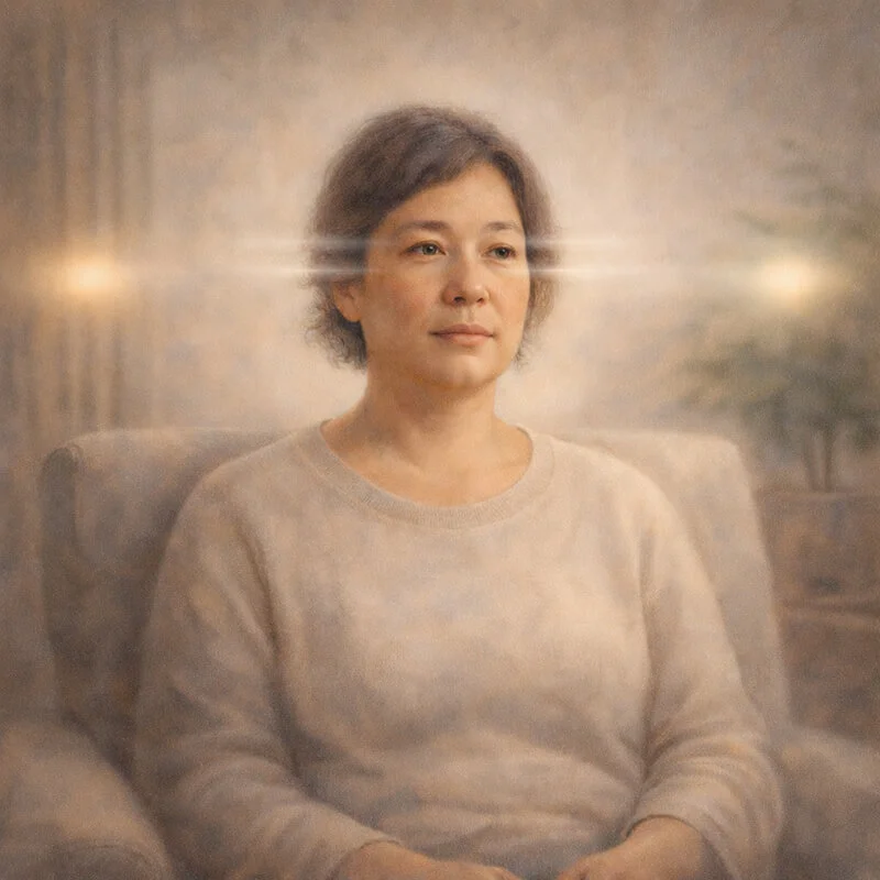 EMDR bilateral stimulation using guided eye movements to process traumatic memories